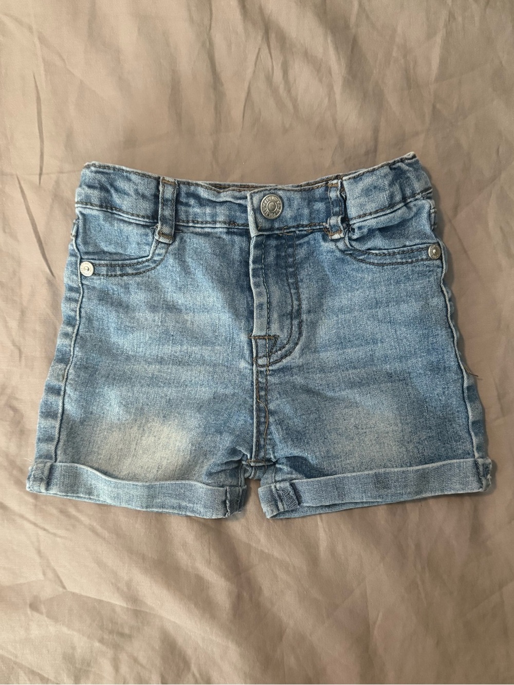 Girls’ Cuffed Denim Jean Shorts